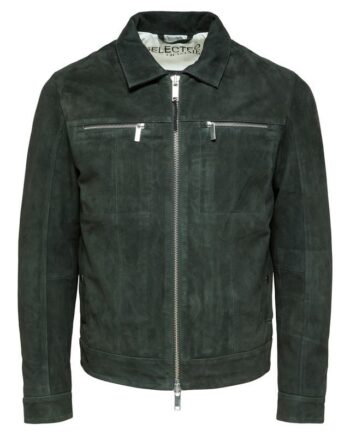 Slharchive Blouson Suede Jkt   Noos