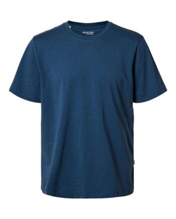 Slhaspen Slub Ss  -neck Tee Noos