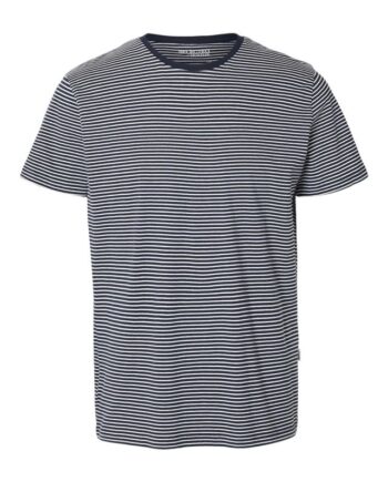 Slhaspen Stripe Ss  -neck Tee Noos