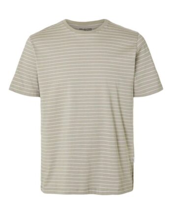 Slhaspen Stripe Ss  -neck Tee Noos