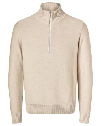 Slhaxel Ls Knit Half Zip