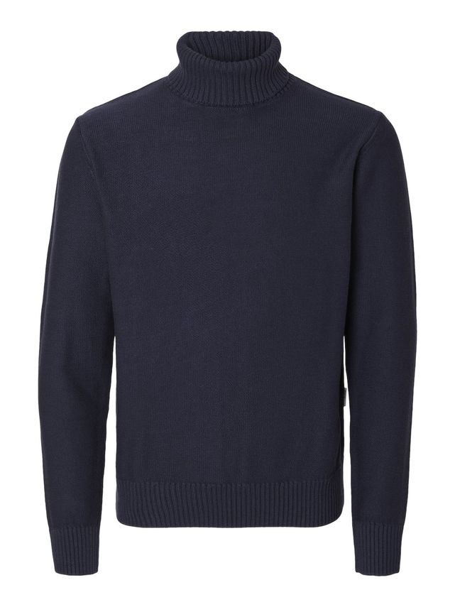 Slhaxel Ls Knit Roll Neck