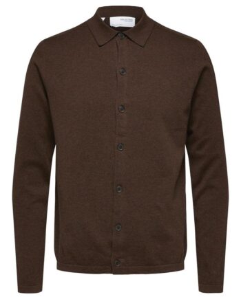 Slhberg Ls Knit Polo Cardigan