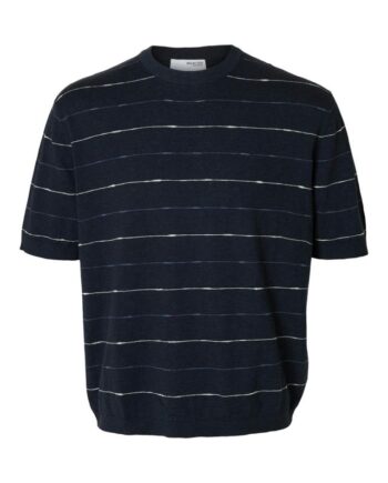 Slhberg Sun Ss Knit Relaxed Tee