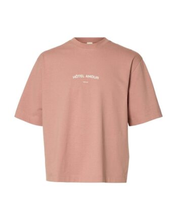 Slhboxyliam Ss  -neck Tee Hotel Amo