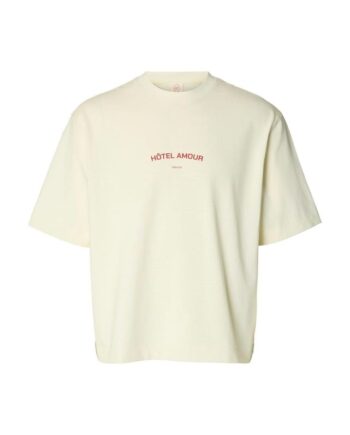 Slhboxyliam Ss  -neck Tee Hotel Amo