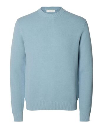 Slhdane Ls Knit Structure Crew Neck
