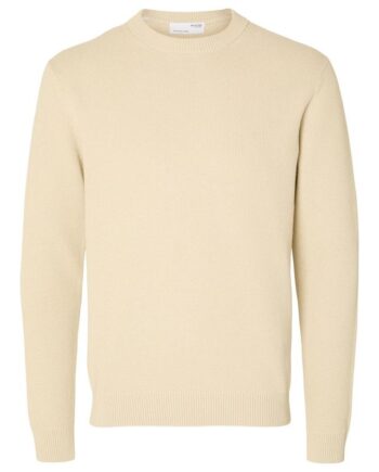 Slhdane Ls Knit Structure Crew Neck