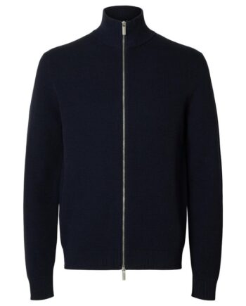 Slhdane Ls Knit Structure Full Zip