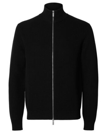 Slhdane Ls Knit Structure Full Zip