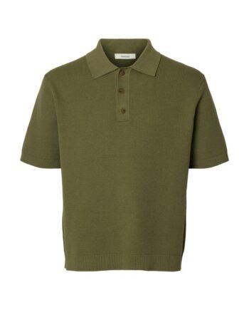 Slhdane Ss Knit Relaxed Polo Noos