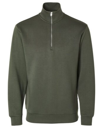 Slhemanuel Soft Zip High Neck Sweat