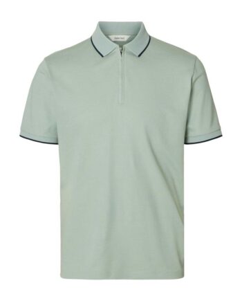 Slhfave Sport Zip Ss Polo Noos