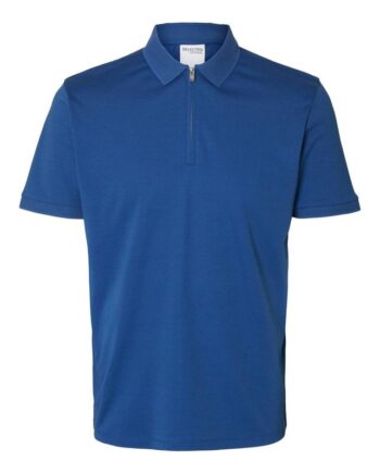 Slhfave Zip Ss Polo