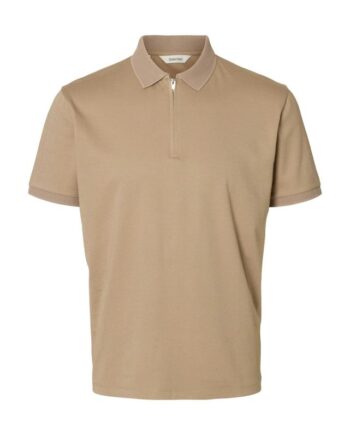 Slhfave Zip Ss Polo