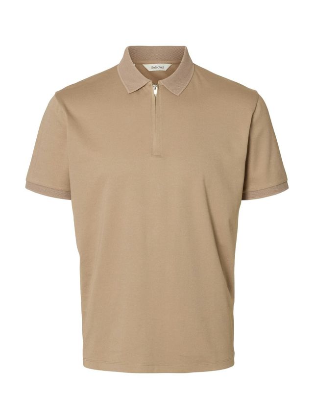Slhfave Zip Ss Polo