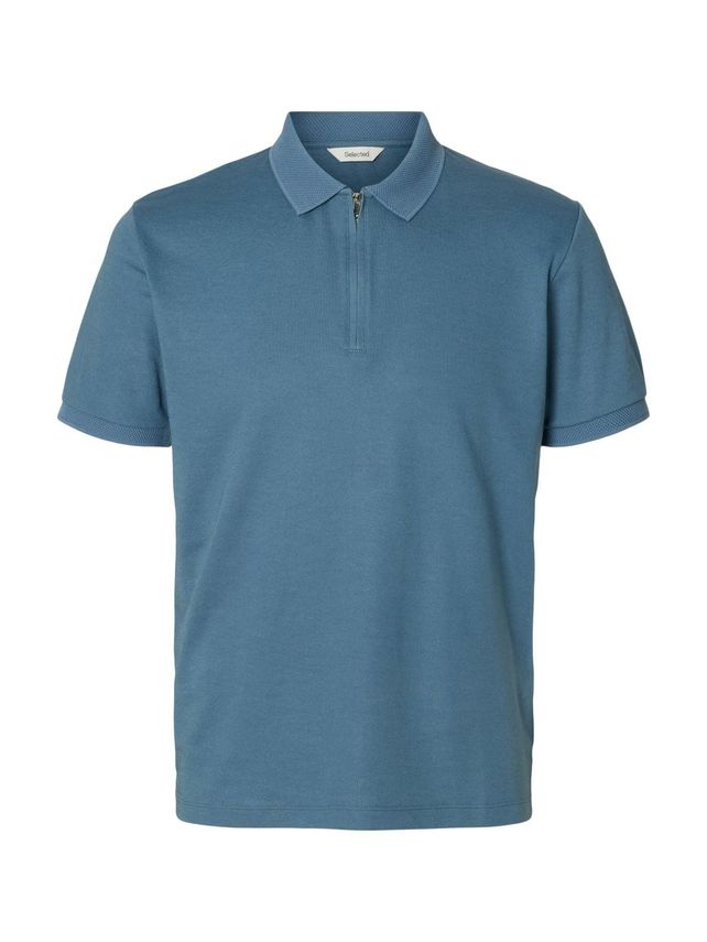 Slhfave Zip Ss Polo