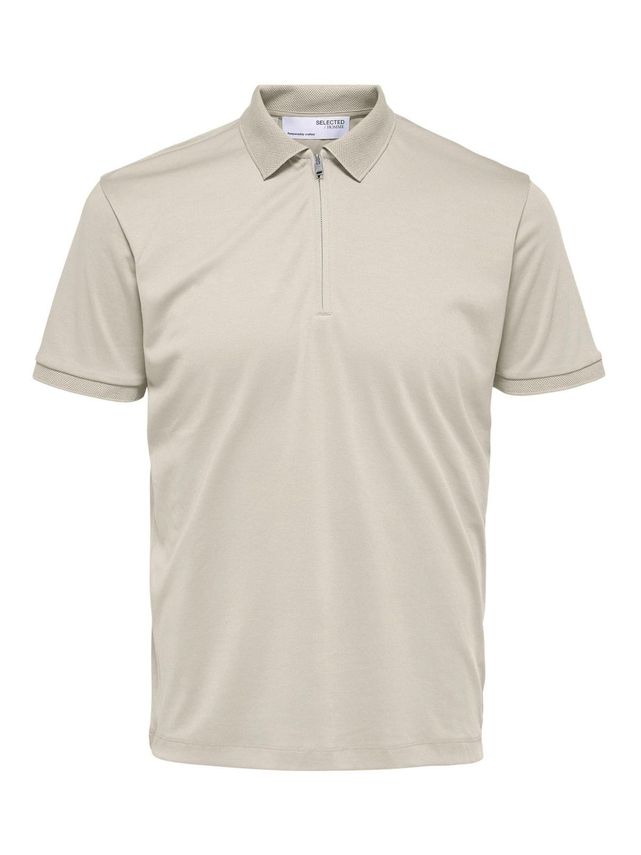 Slhfave Zip Ss Polo