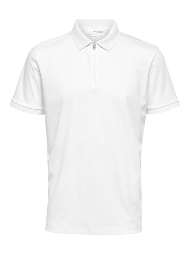 Slhfave Zip Ss Polo