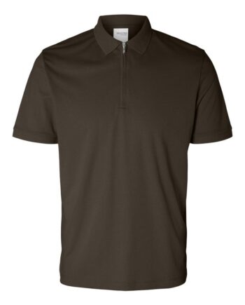 Slhfave Zip Ss Polo