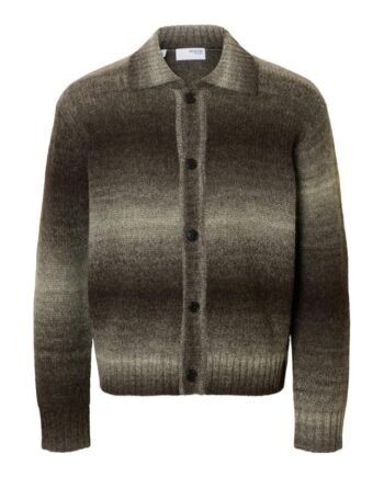 Slhgaard Ls Knit Relaxed Polo Cardi