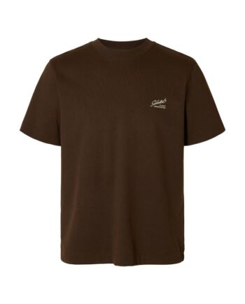 Slhgeorge Graph Ss  -neck Tee