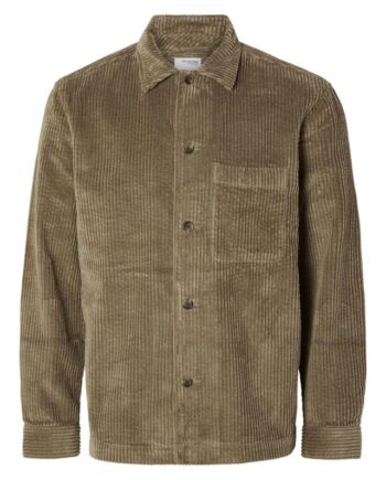Slhloosejake-cord Overshirt Ls