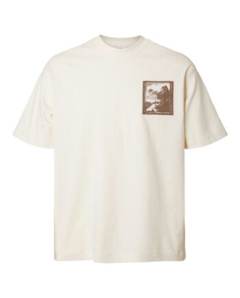 Slhloosenorman Print Ss  -neck Tee