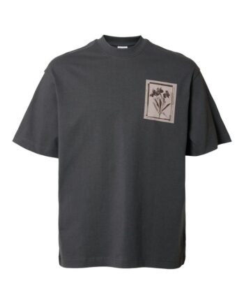 Slhloosenorman Print Ss  -neck Tee