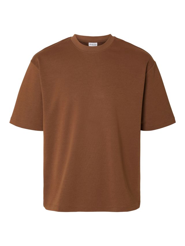 Slhlooseoscar Ss -neck Tee Noos