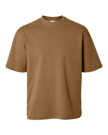 Slhlooseoscar Ss  -neck Tee Noos