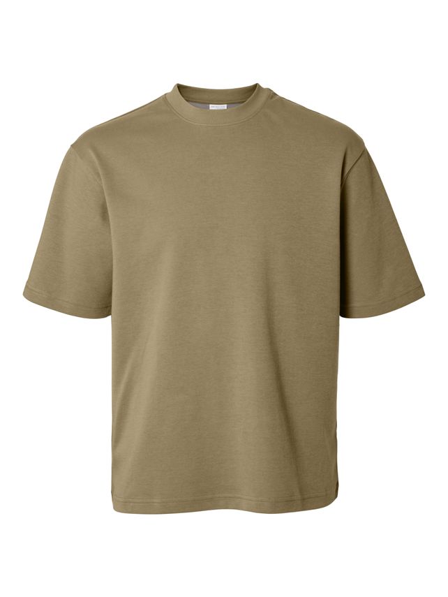 Slhlooseoscar Ss -neck Tee Noos