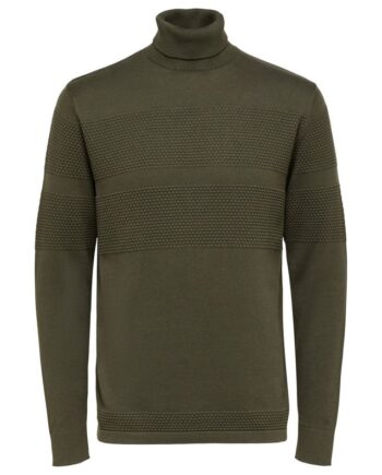 Slhmaine Ls Knit Roll Neck   Noos