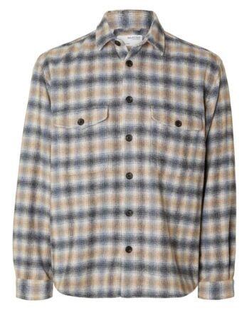 Slhmason-bax Check Overshirt Ls