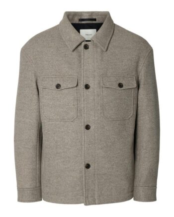 Slhmitch Wool Blend Shacket Noos