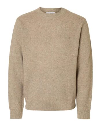 Slhneil Ls Knit Neps Crew Neck