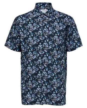 Slhreg-alfred Shirt Ss Aop