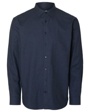 Slhreg-leo Heather Shirt Ls Noos