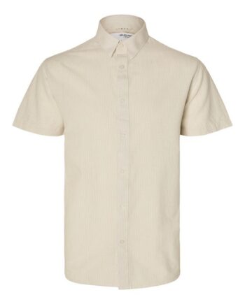 Slhreg-new Linen Shirt Ss Noos