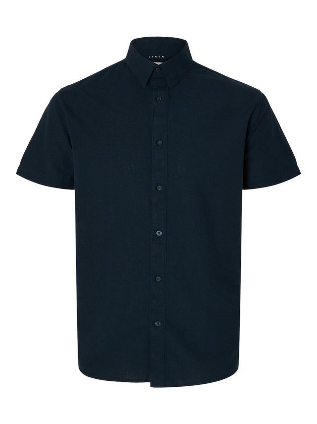 Slhreg-new Linen Shirt Ss Noos