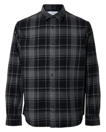 Slhreg-owen Flannel Mix Shirt Ls