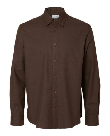 Slhregchase Melange Ls Shirt