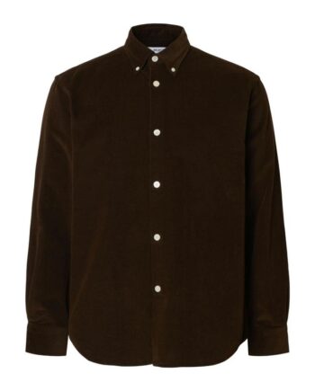 Slhregdanni Cord Bd Ls Shirt Noos