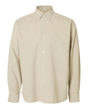 Slhregdanni Cord Bd Ls Shirt Noos