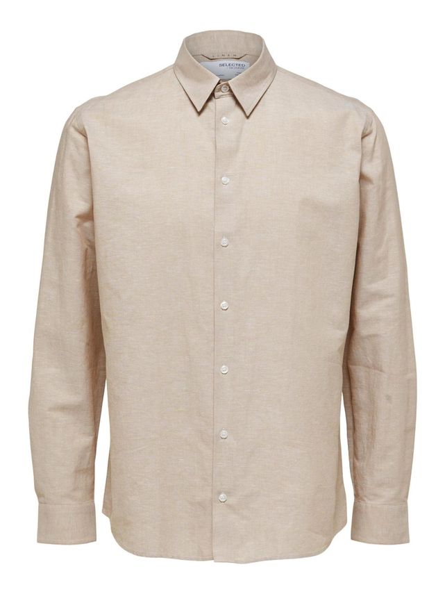 Slhregnew-linen Shirt Ls Classic