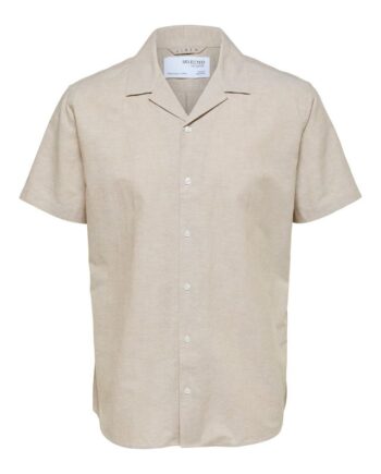 Slhregnew-linen Shirt Ss Resort