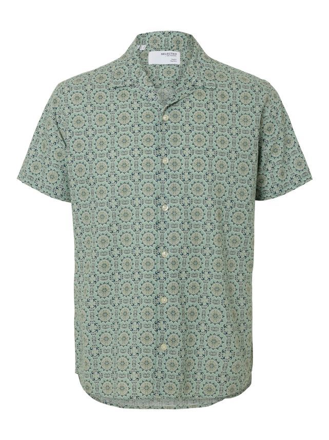 Slhregnew-linen Shirt Ss Resort