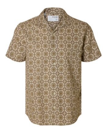 Slhregnew-linen Shirt Ss Resort
