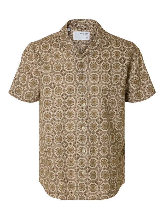 Slhregnew-linen Shirt Ss Resort