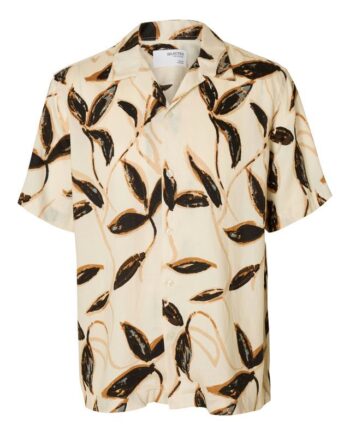 Slhregnoa Mix Shirt Ss Resort